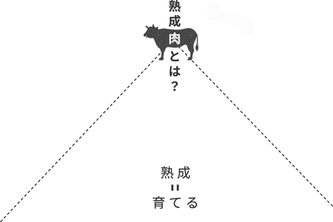 熟成肉とは？ 熟成＝育てる